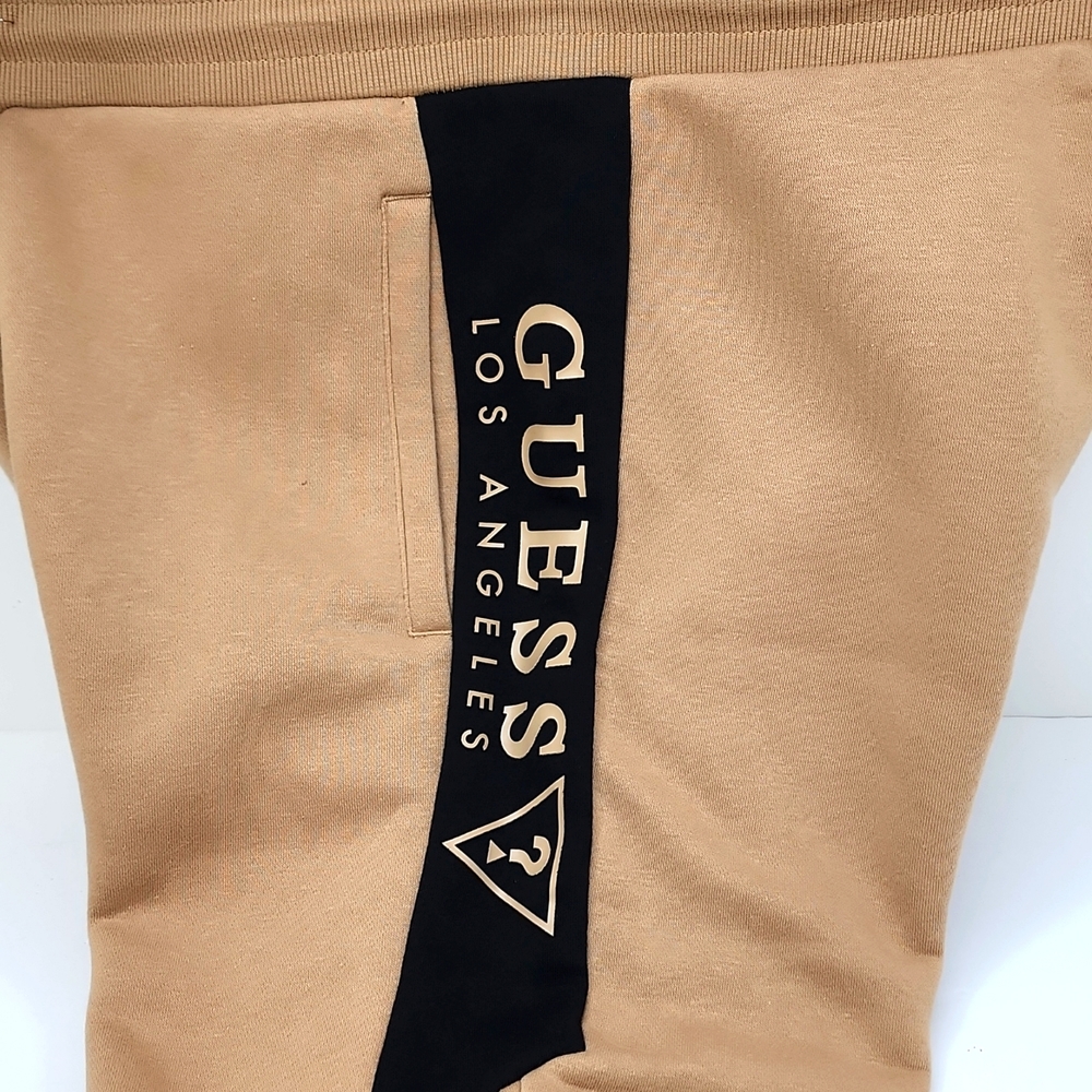 GUESS CAMEL COLOR SWEATPANTS SIZE LARGE
